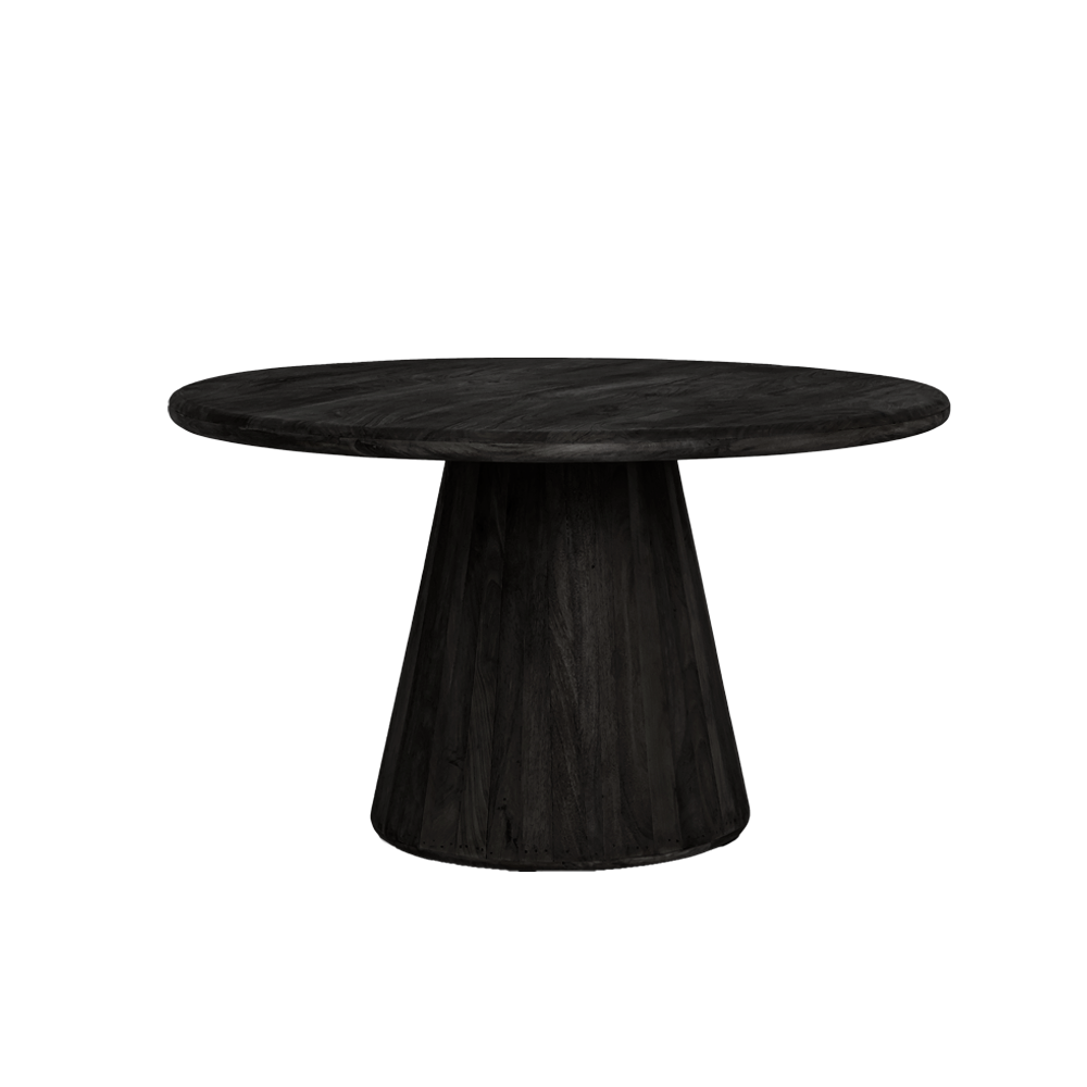 Eetkamertafel Asti rond zwart