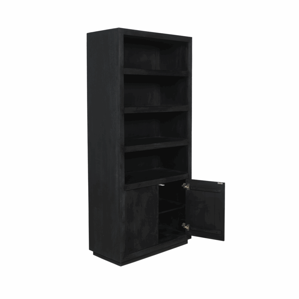 Boekenkast Brussel - 90 cm - Starfurn - Zwart - Afbeelding 8
