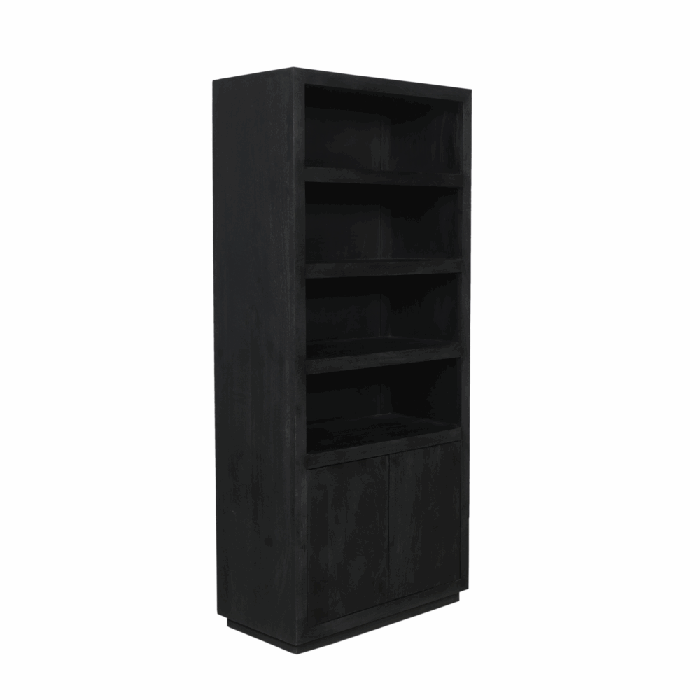 Boekenkast Brussel - 90 cm - Starfurn - Zwart
