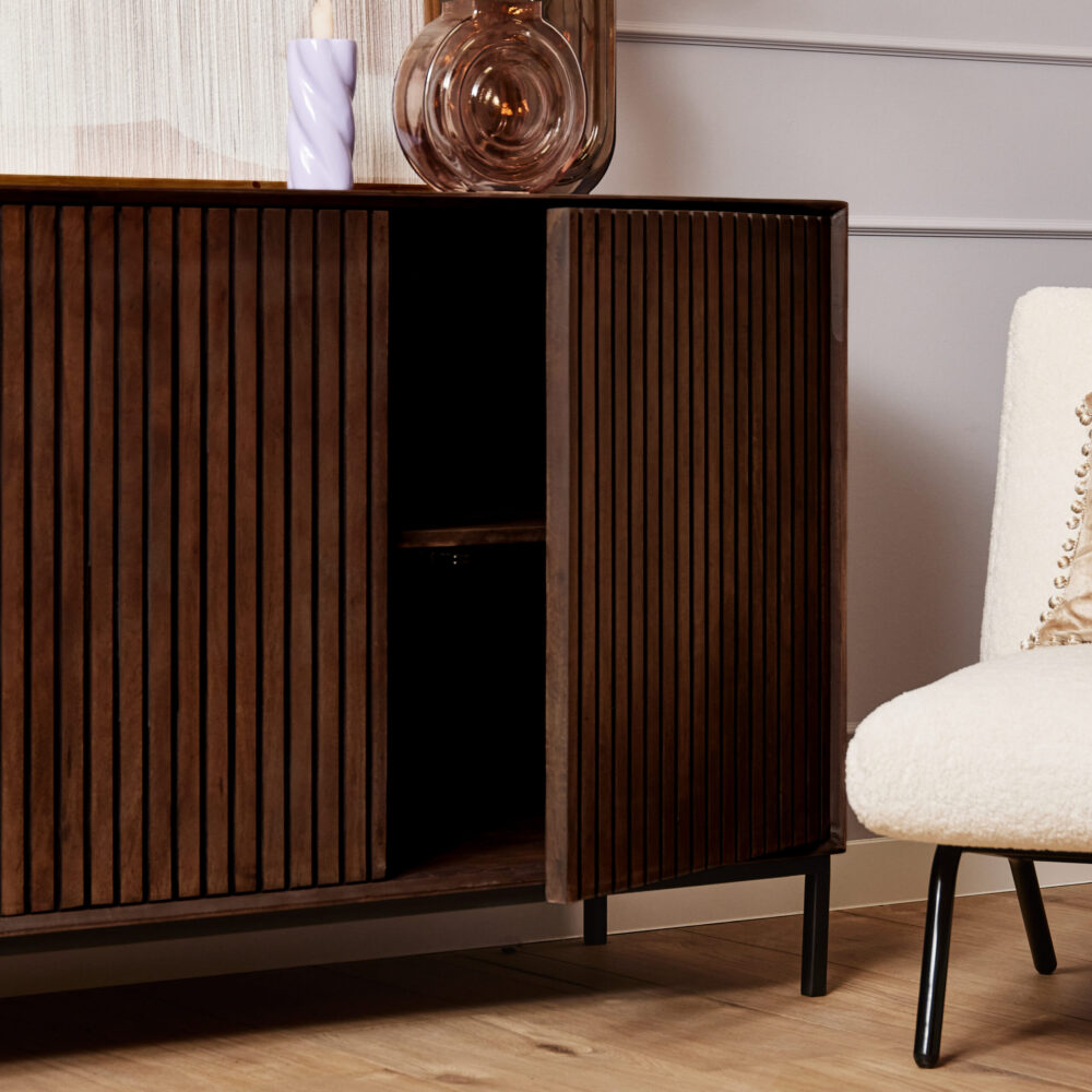 Dressoir Madison - 165 cm - Starfurn - Bruin - Afbeelding 5