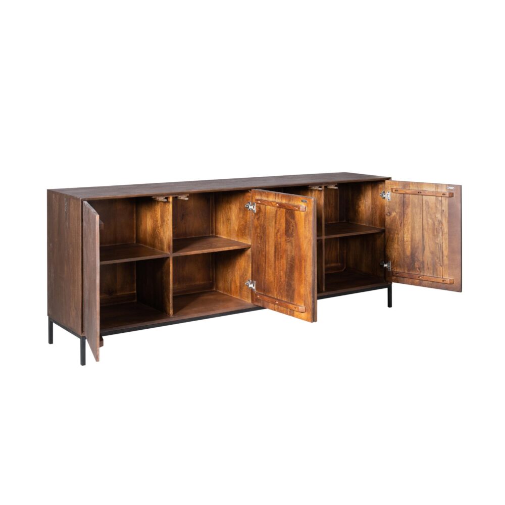 Dressoir Madison - 210 cm - Starfurn - Bruin - Afbeelding 4