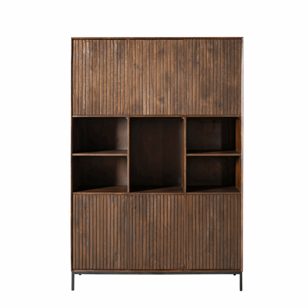 Vakkenkast Madison XL - 135 cm - Starfurn - Bruin