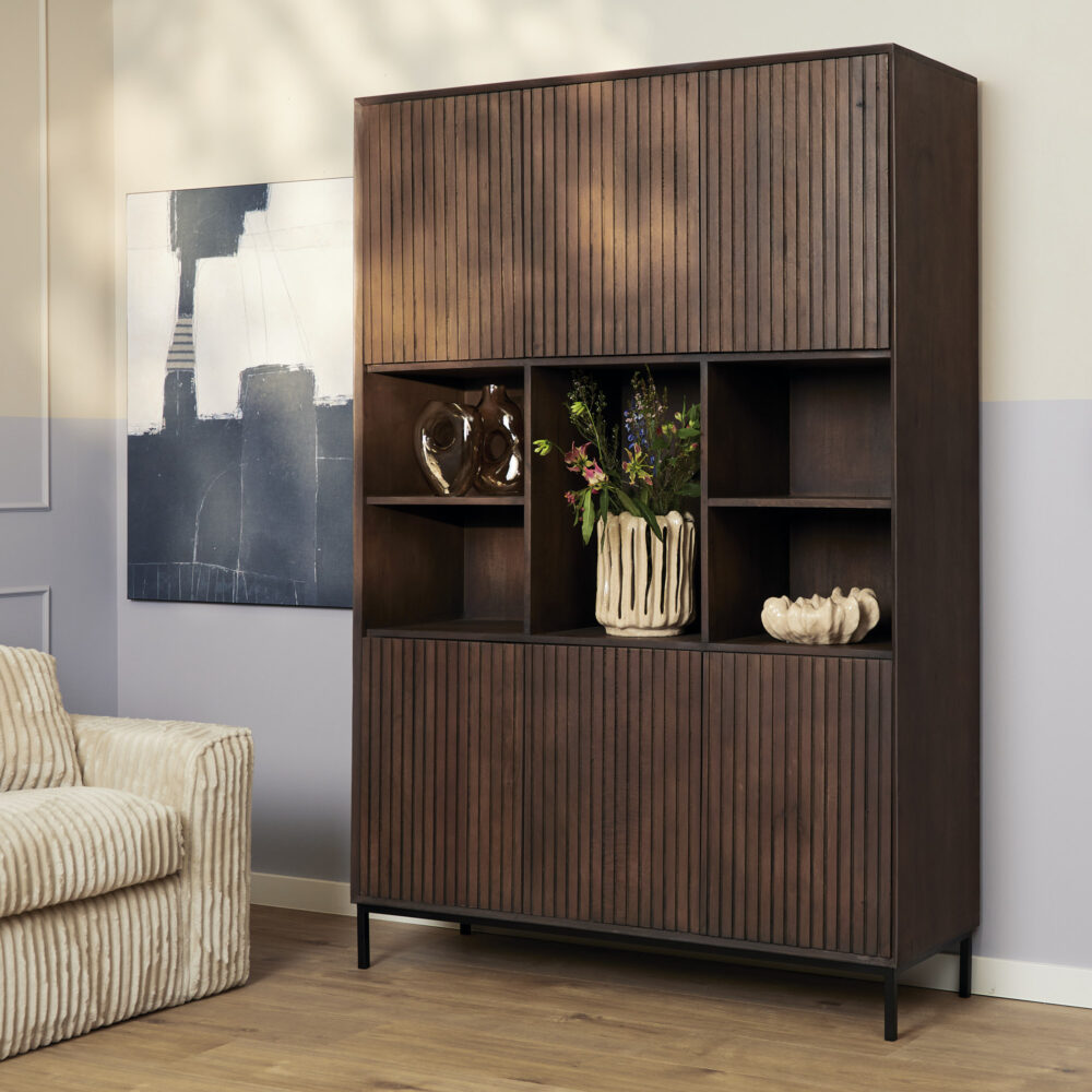 Vakkenkast Madison XL - 135 cm - Starfurn - Bruin - Afbeelding 2