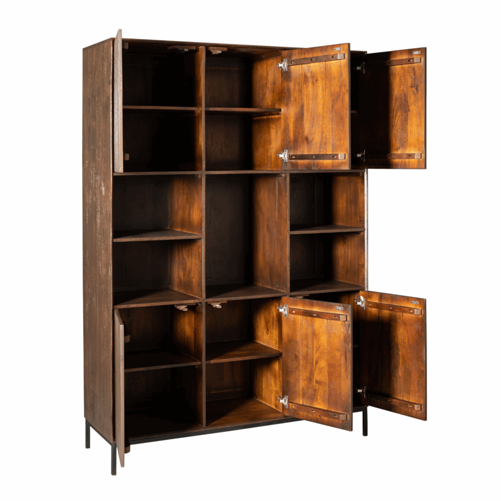 Vakkenkast Madison XL - 135 cm - Starfurn - Bruin - Afbeelding 5