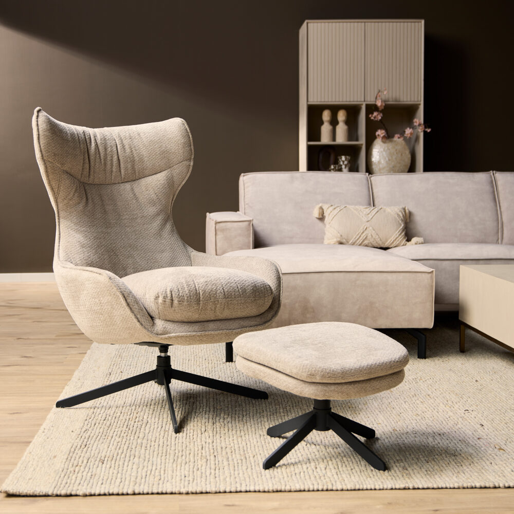Fauteuil Olivia - Taupe - Starfurn