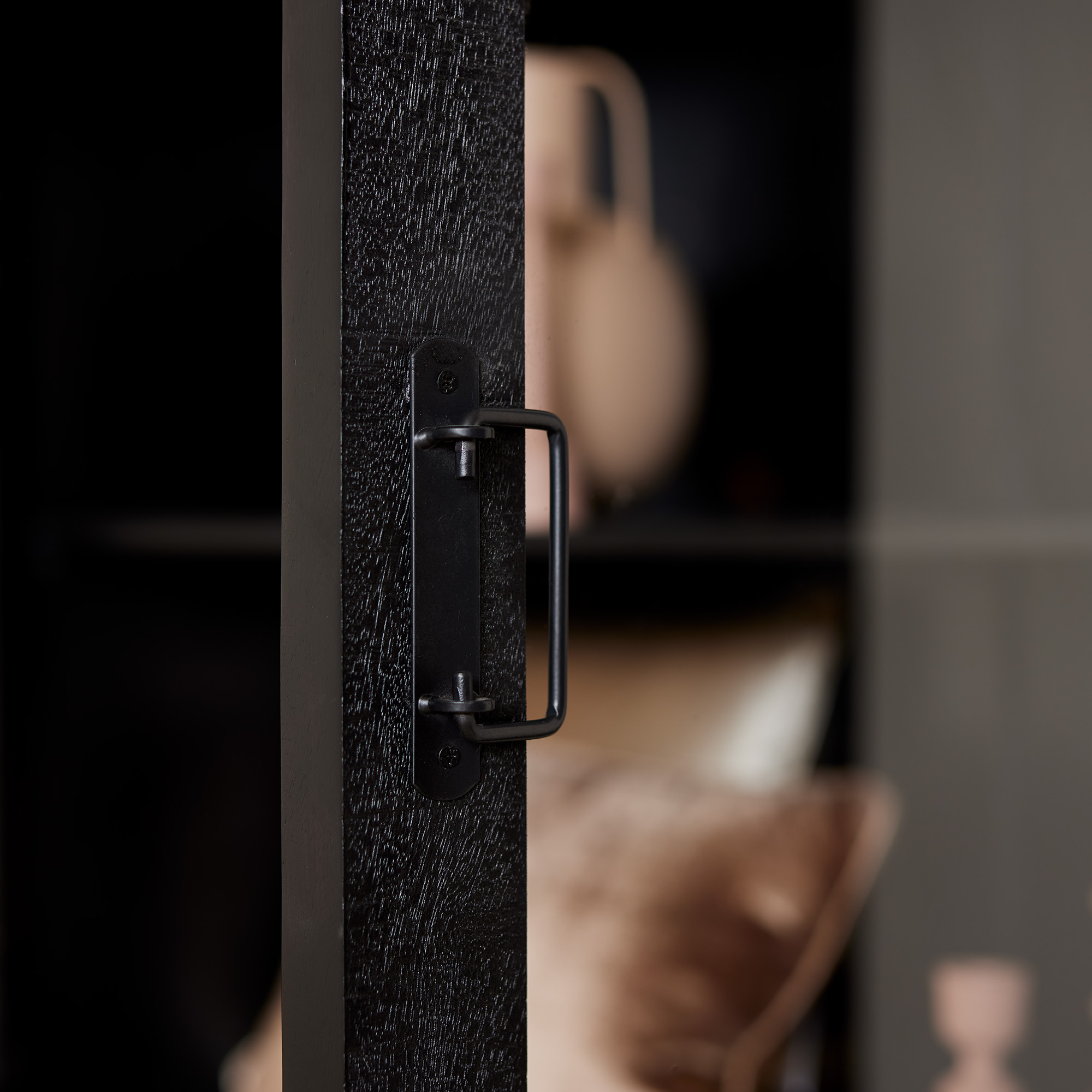 Vitrinekast Boaz - 115 cm - Starfurn - Zwart - Afbeelding 5